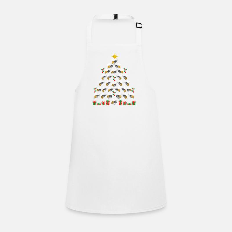 Christmas tree bees beekeeper beekeeper Children's Apron