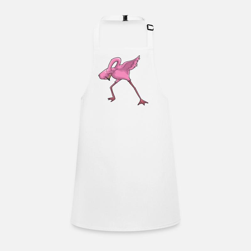 Flamingo Dabbing Schürze für Kinder