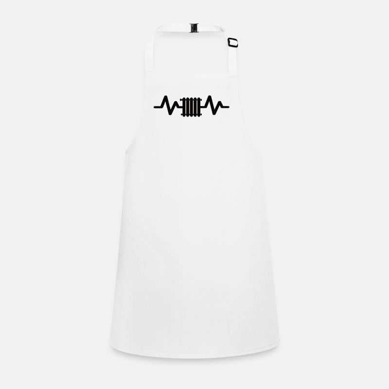 Heartbeat heating Children's Apron