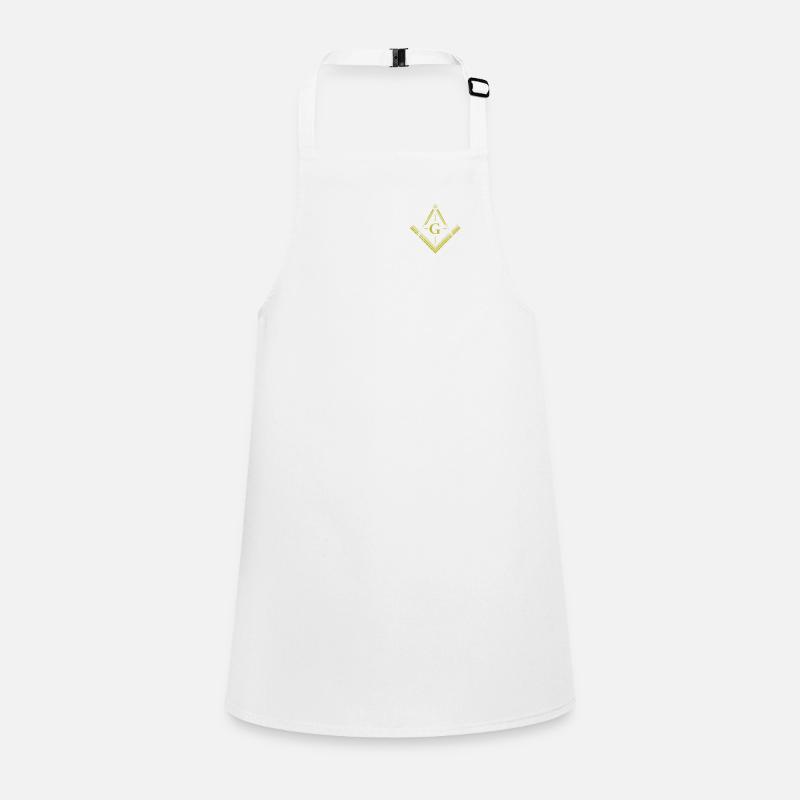 Masonic Masonic Bricklayer Illuminati Symbol Circle Angle Children's Apron