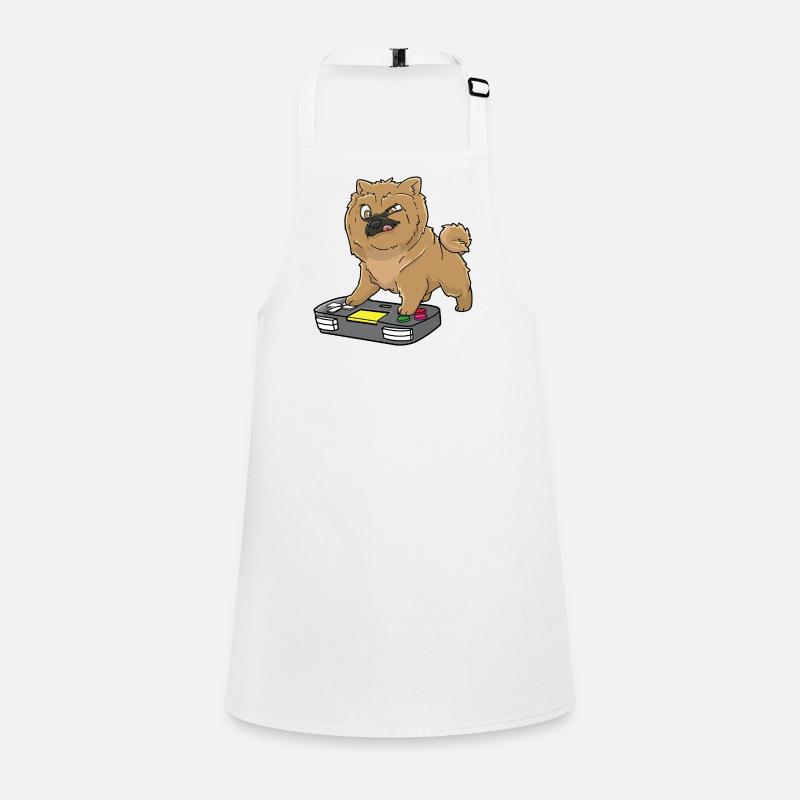 Chow Chow Gamepad Kawaii Children's Apron