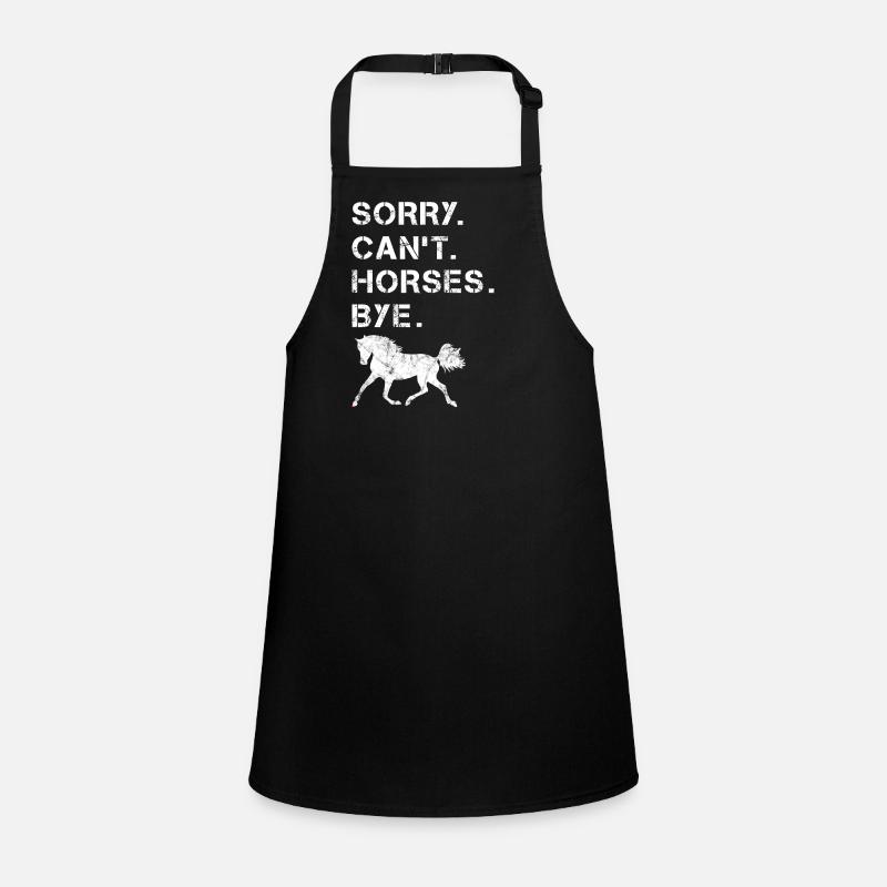 Drôle de cheval cavalière Tablier Enfant