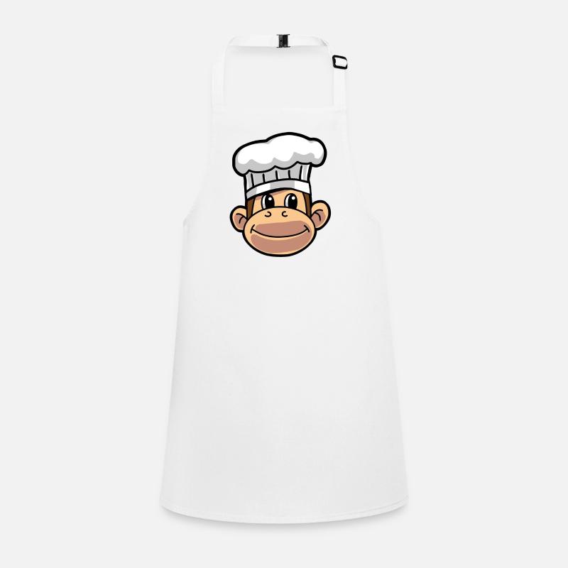 Cook Cooks Monkey Hobby Chef Culinary Art Kitchen Children's Apron