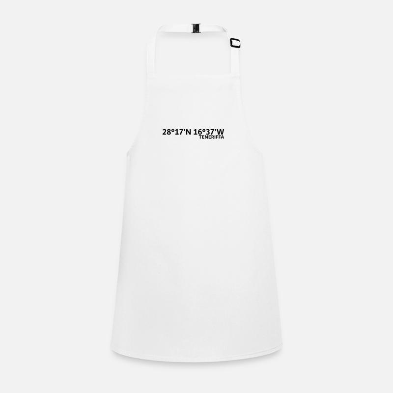 Tenerife Coordinates Children's Apron