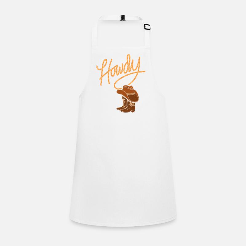 Hello Cowboy Western Children's Apron