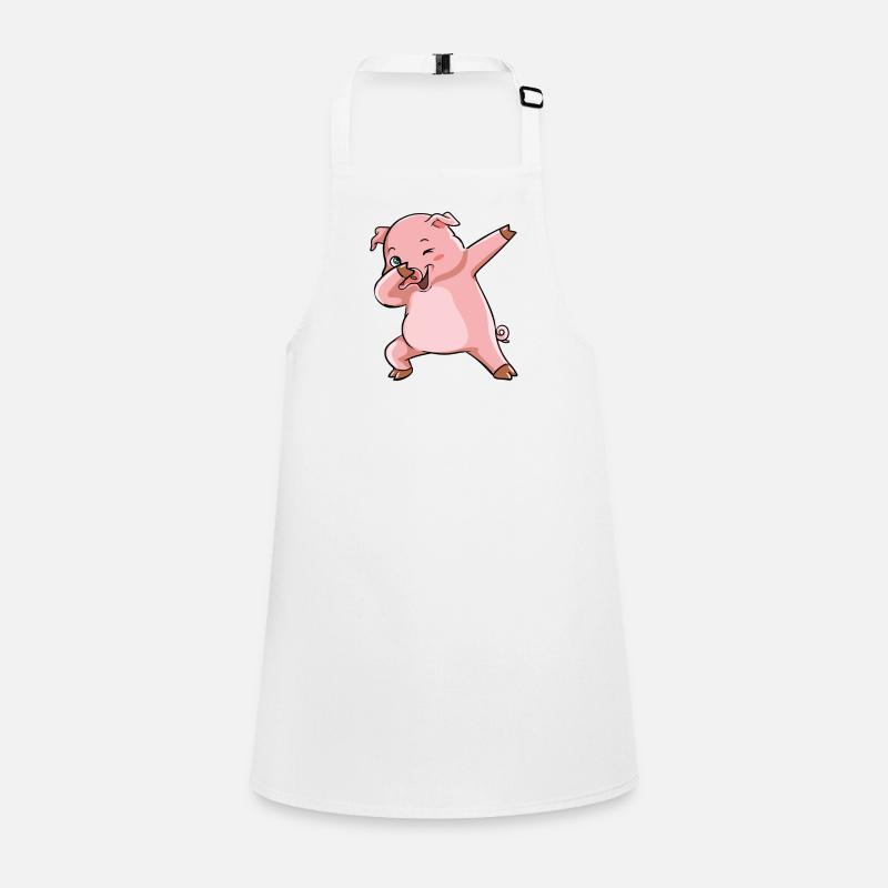 Dabbing Schwein Sieger Sau Schürze für Kinder