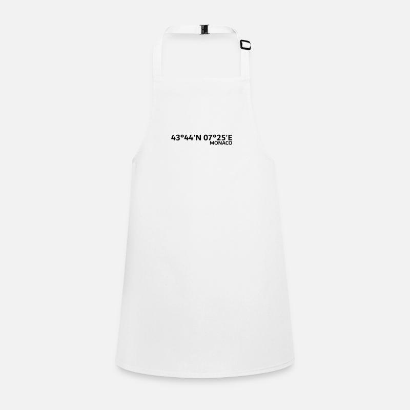 Coordonnées du circuit De Monaco Monte-Carlo Tablier Enfant