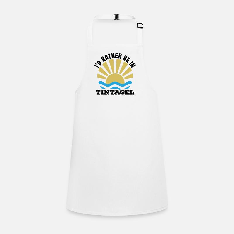 Tintagel - Cornwall - I'd rather be in Tintagel Children's Apron