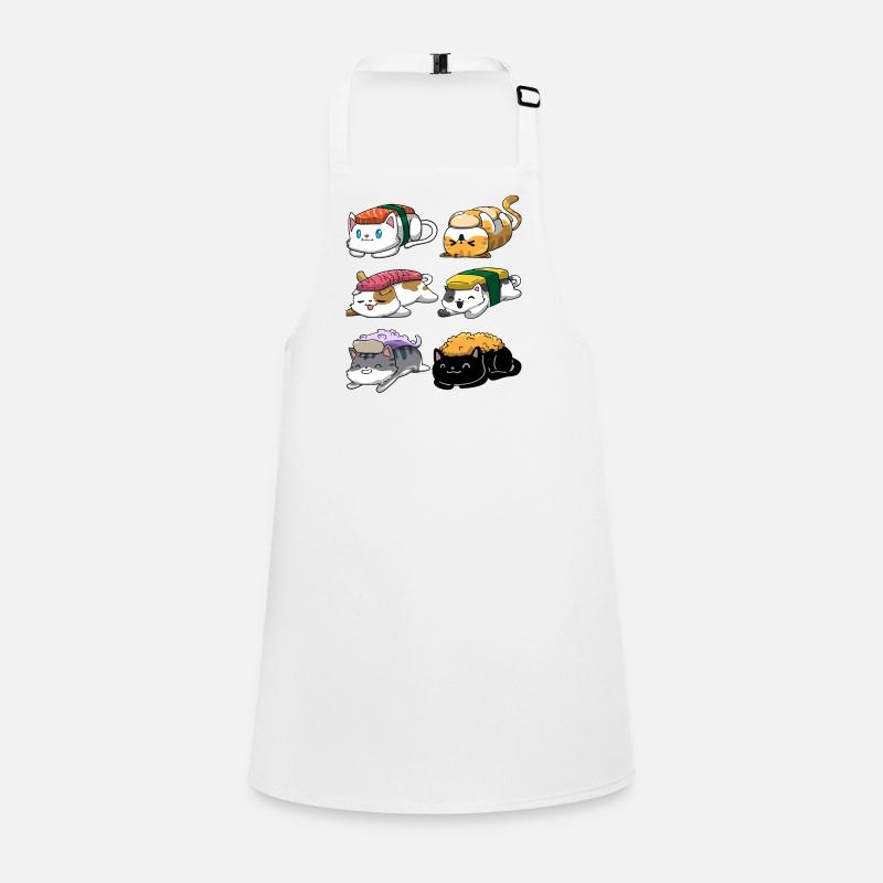 Sushi Katze Anime Schürze für Kinder