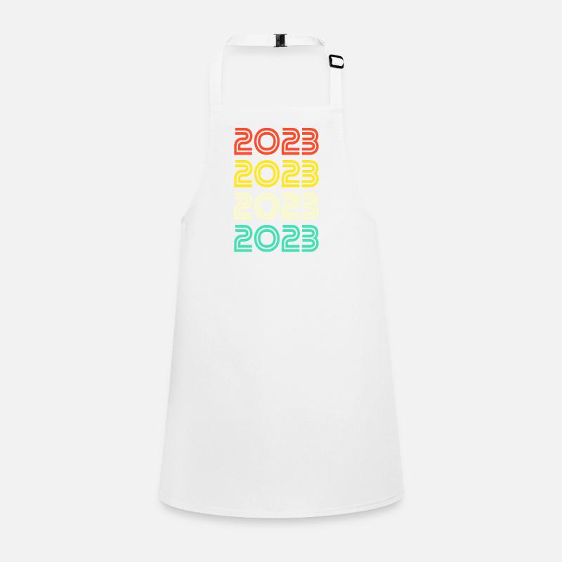 Anniversaire rétro 2023 Tablier Enfant