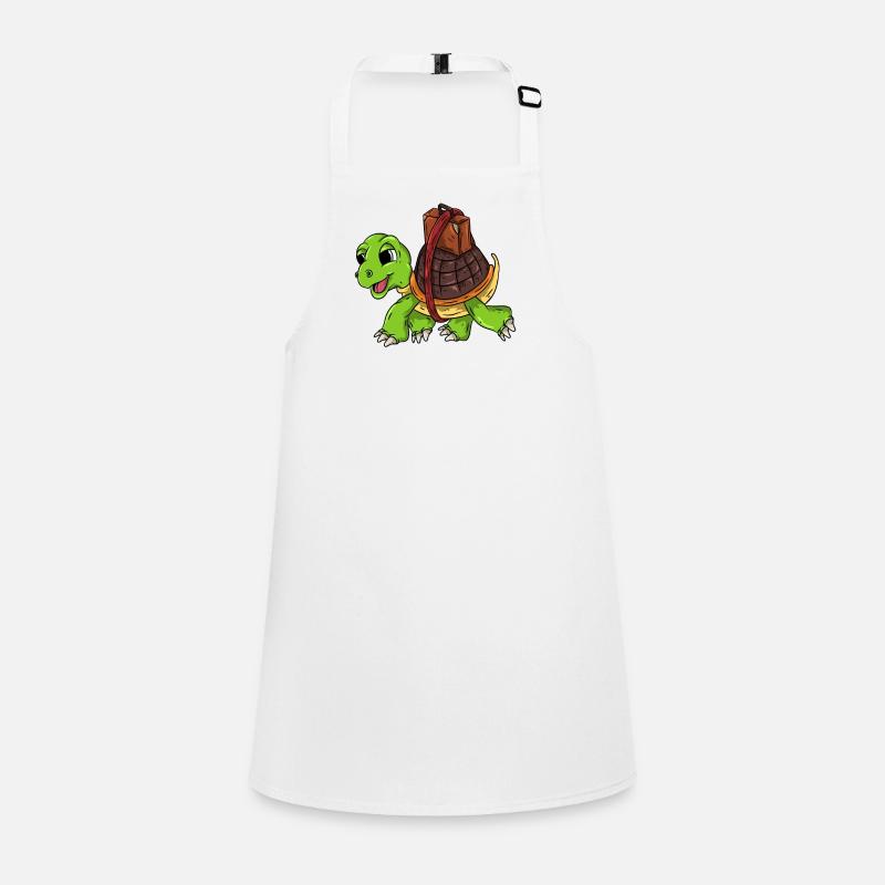 Turtle on the road Children's Apron