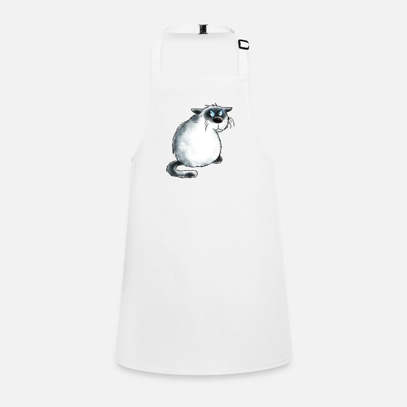 Grumpy Siamese Cat I Cat Friends Cadeau Tablier Enfant