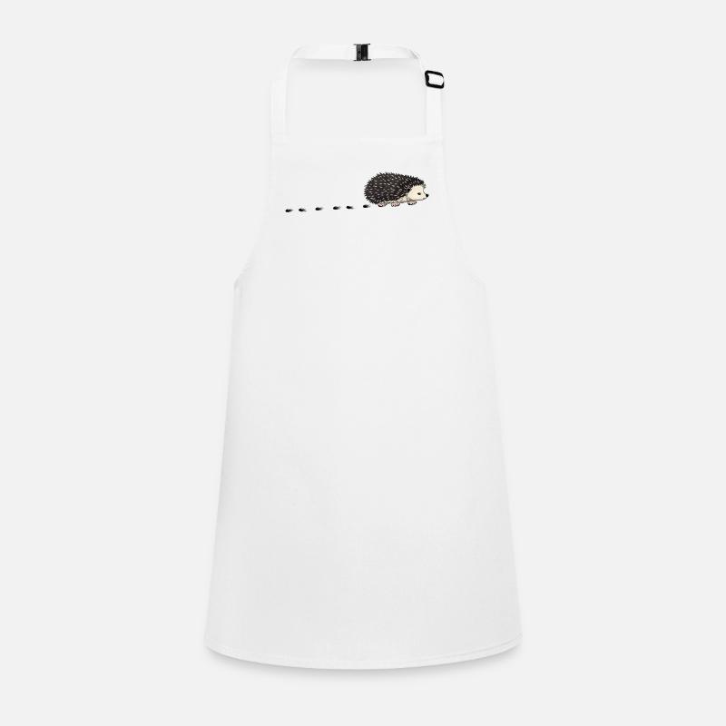 Empreinte du costume de hérisson à ventre blanc africain Tablier Enfant