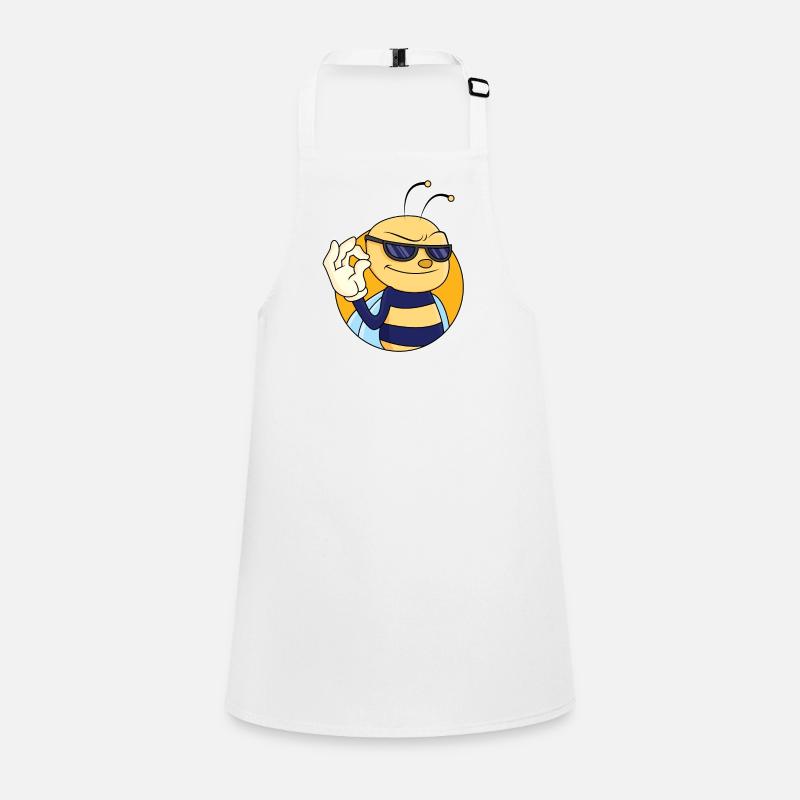 OK sign bee Children's Apron