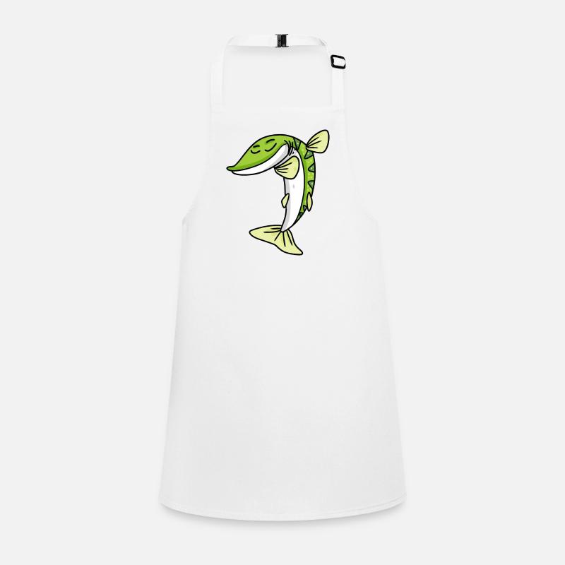 Dabbing Dab Pike Fish Tablier Enfant