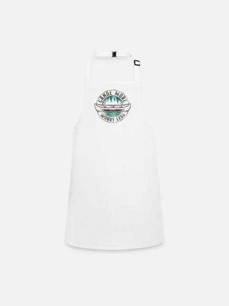 Canoë Canoë Vintage Canoë Plus - Tablier Enfant - blanc - Devant