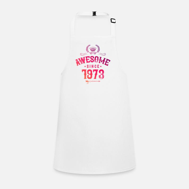 1973 awesome since Schürze für Kinder