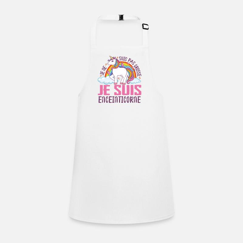 Je Ne Suis Pas Grosse Je Suis Enceinticorne Tablier Enfant