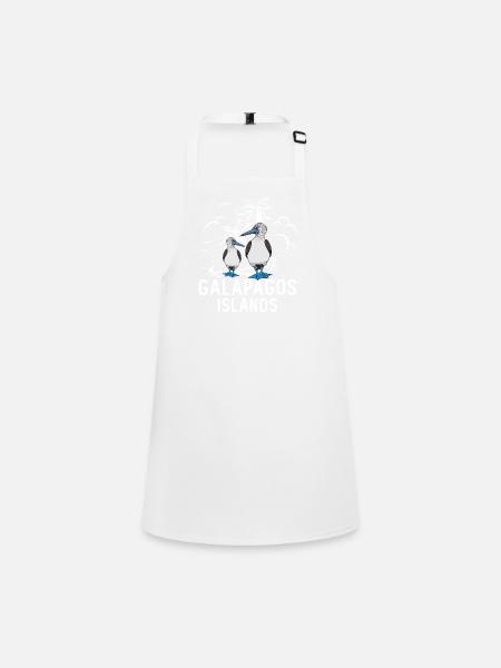 Boobies Seabirds Blue Foot Booby Bird - Tablier Enfant - blanc - Devant
