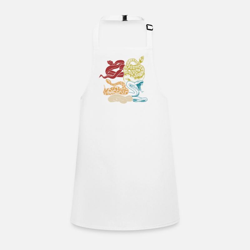 Snake Serpent Retro Vintage Children's Apron
