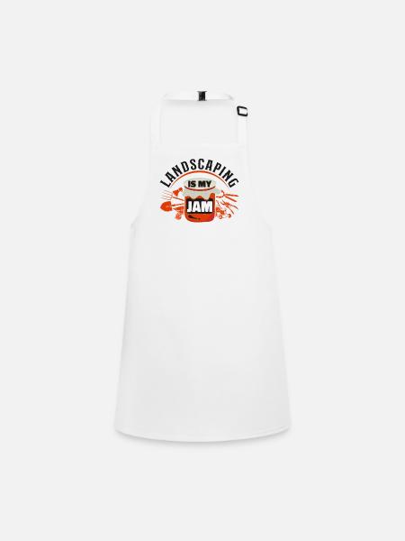 Landscaper Landscaping Landscape - Children's Apron - white - Front