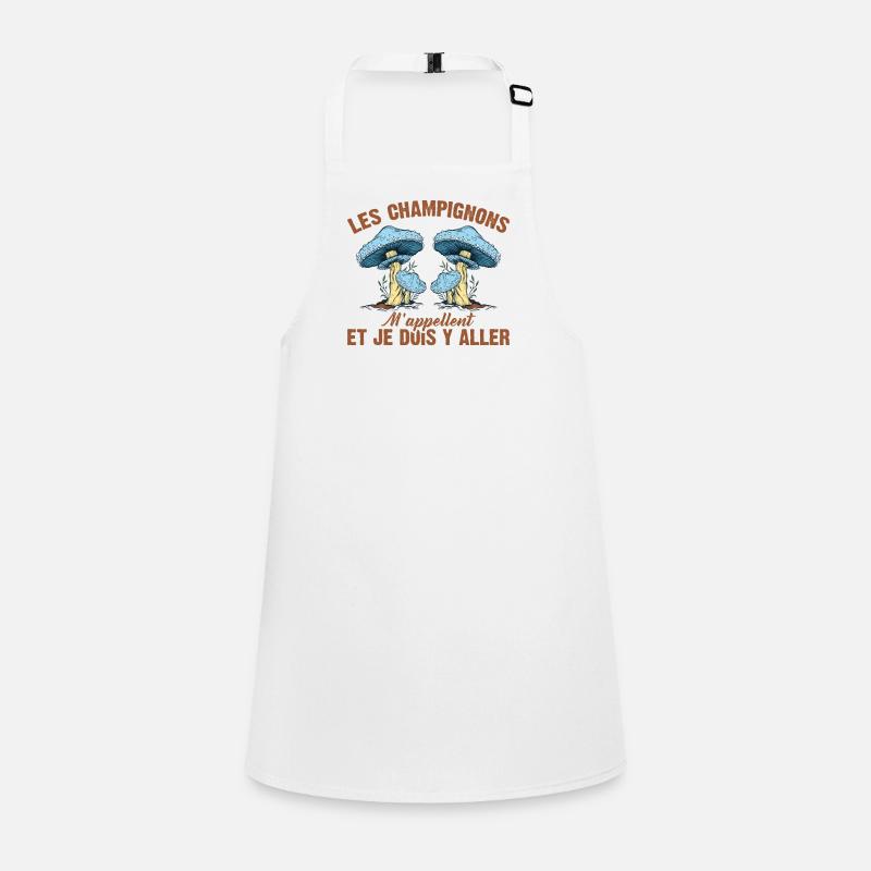 Champignon Forêt Idée Cadeau Nature Automne Hobby Tablier Enfant