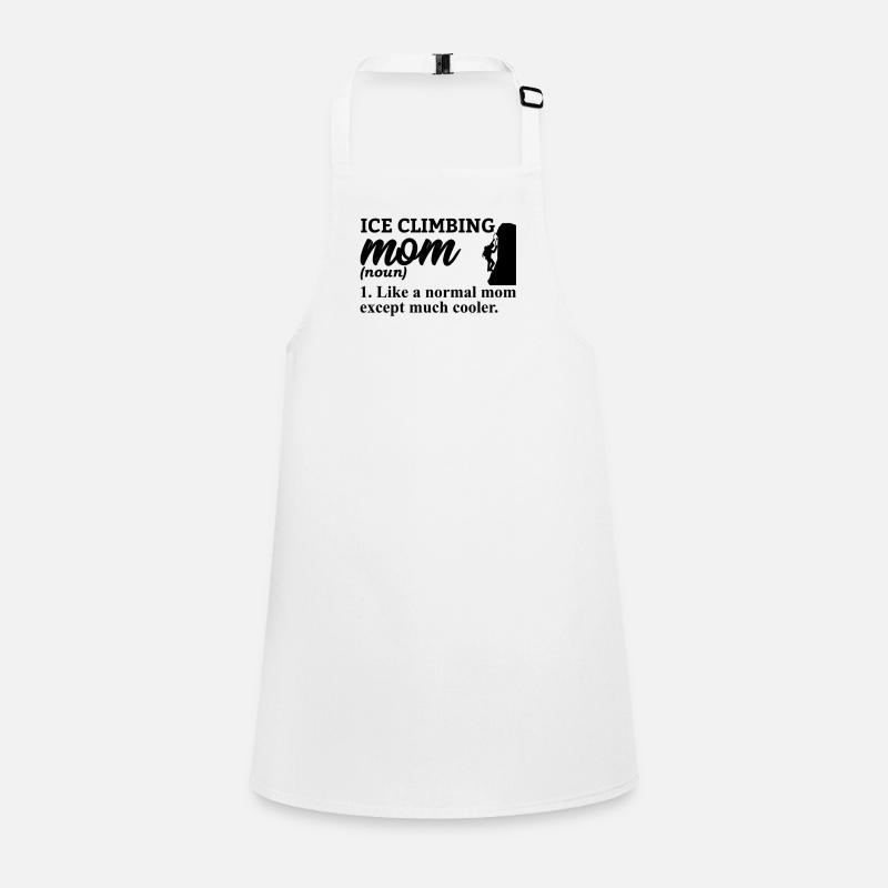 Ice Climbers Ice Climbing Athletes Ice Climbing Children's Apron