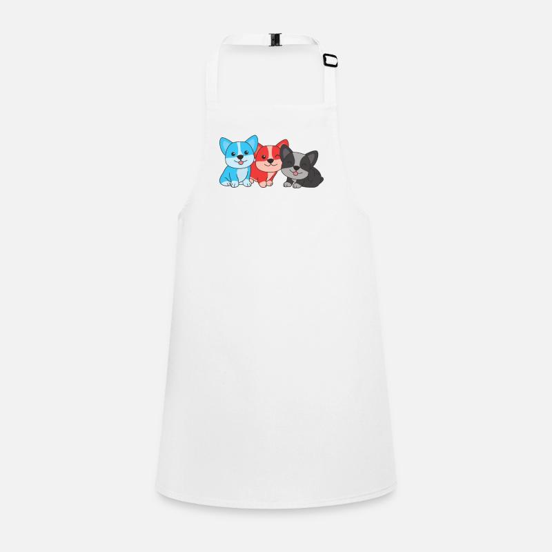 Polyamory Flag Corgi Pride LGBTQ cute dogs Children's Apron