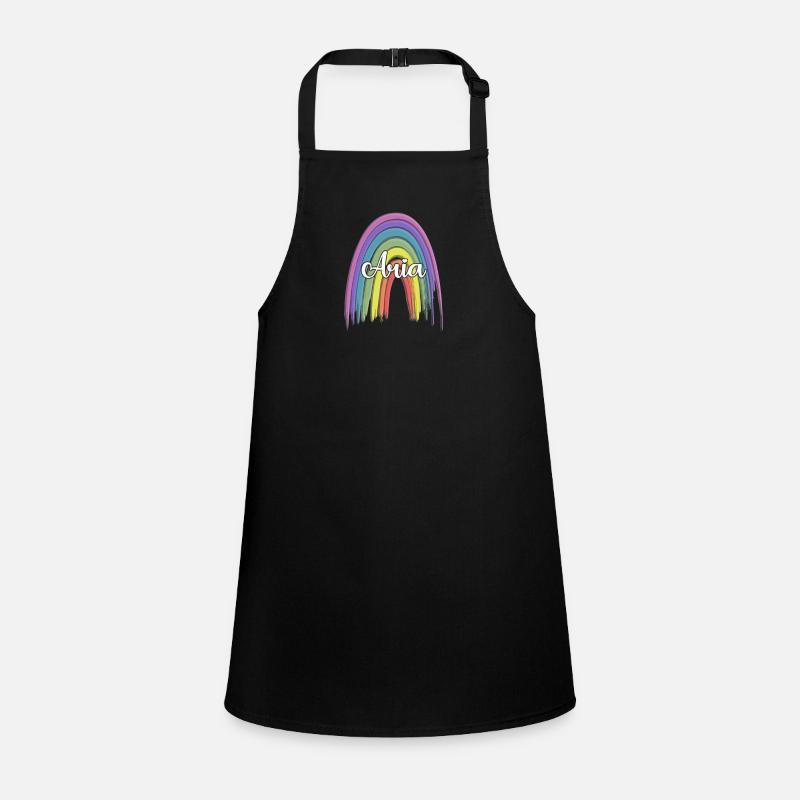 ARIA Rainbow Cursive Children's Apron