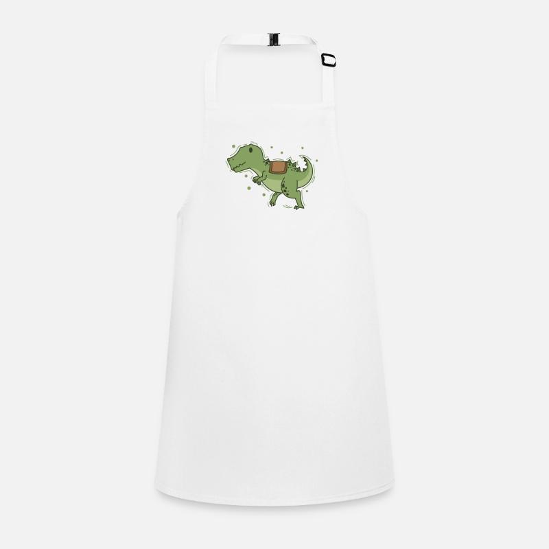 T-Rex Dino with saddle for riding reptile Children's Apron