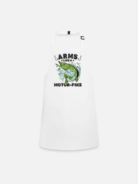Moteur Pike Strong - Tablier Enfant - blanc - Devant