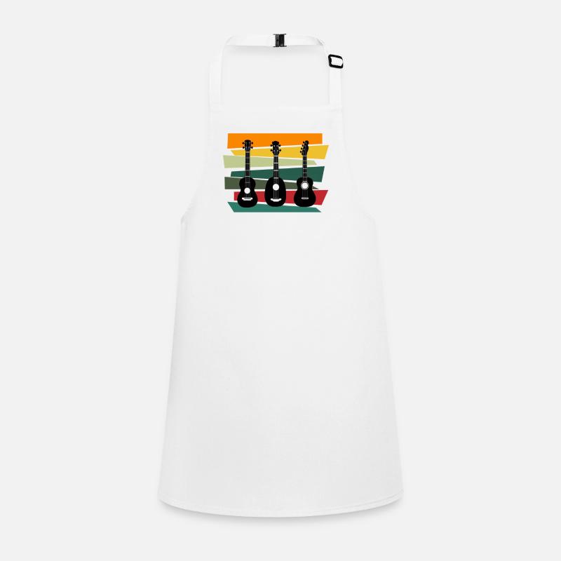 Ukulele Hawaii Uke Guitar Music Hawaiian Gift Children's Apron