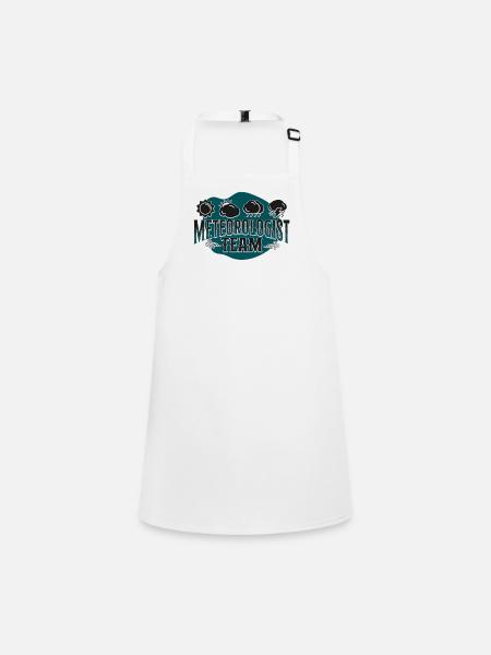 Météorologue Prévisions météorologiques - Tablier Enfant - blanc - Devant