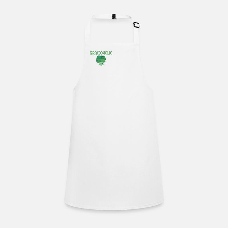 Broccoholic Vegan Meatless and Broccoli Children's Apron