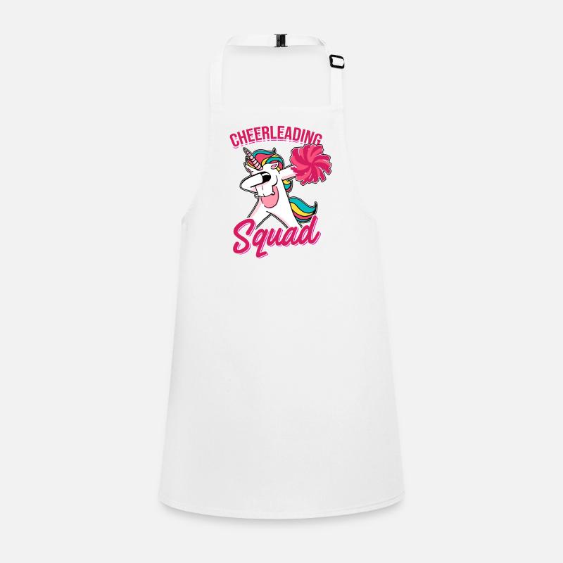 Cheerleading Squad Unicorn Cheerleader Cheerdance Schürze für Kinder