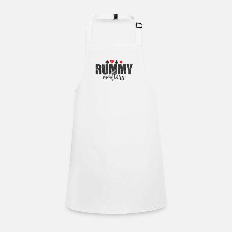 Rummy matters Hobby Card Game Romme Children's Apron