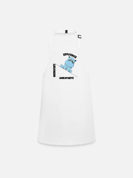 Math Hippotenuse Fonction angulaire Hypoténuse Hippone - Tablier Enfant - blanc - Devant