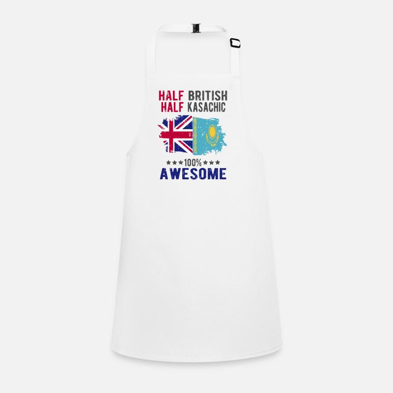 Half British Half Kazakh Children's Apron