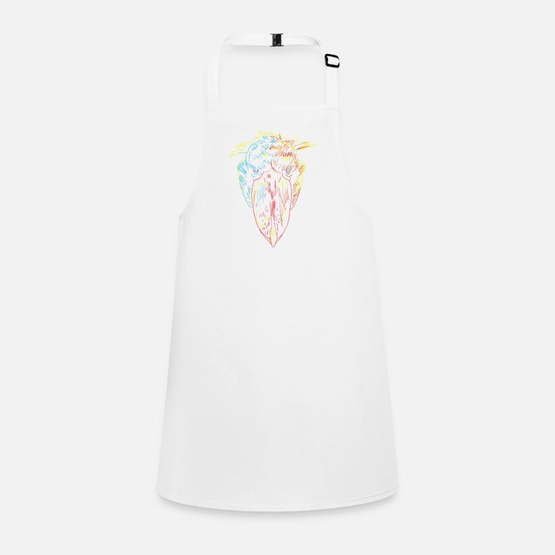 Bec-de-chaussure d’oiseau coloré Tablier Enfant