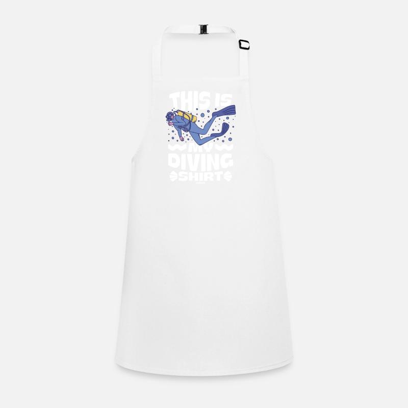 Diving Scuba Instructor Holiday Cadeau d’été Tablier Enfant