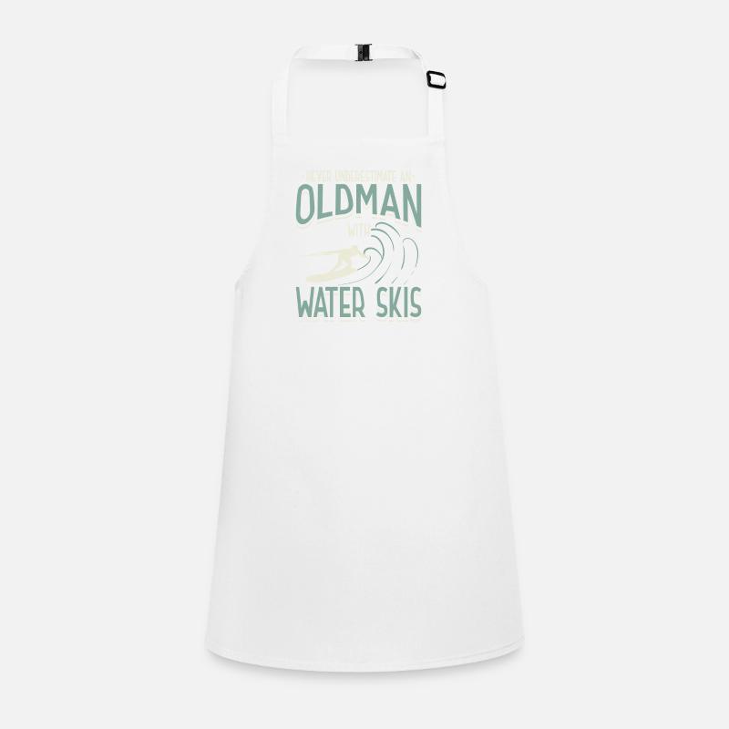 Never Underestimate An Old Man With Water Ski Children's Apron