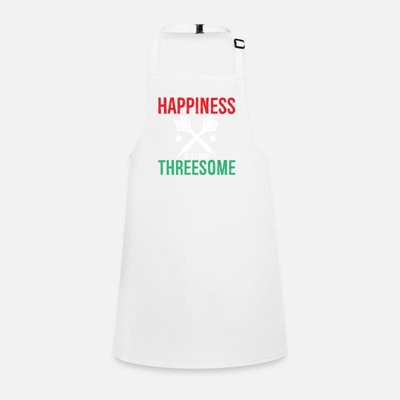 Glück Ist Ein Enger Dreier - Dart Schürze für Kinder