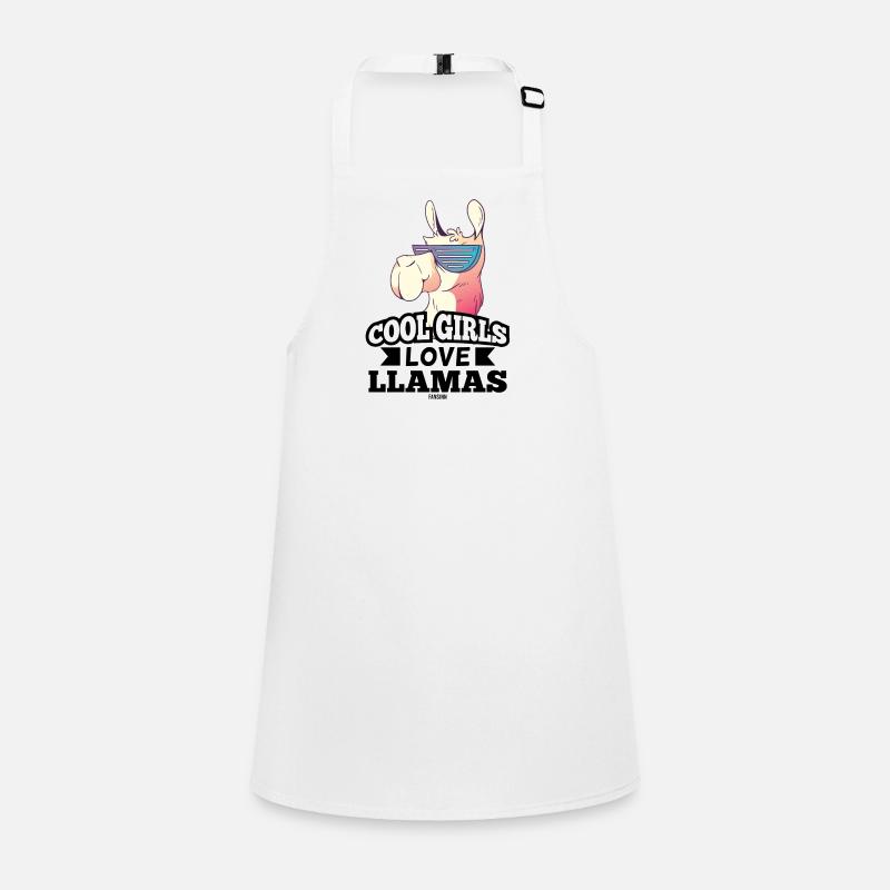 cooles Lama Baby Mädchen Kind Schürze für Kinder