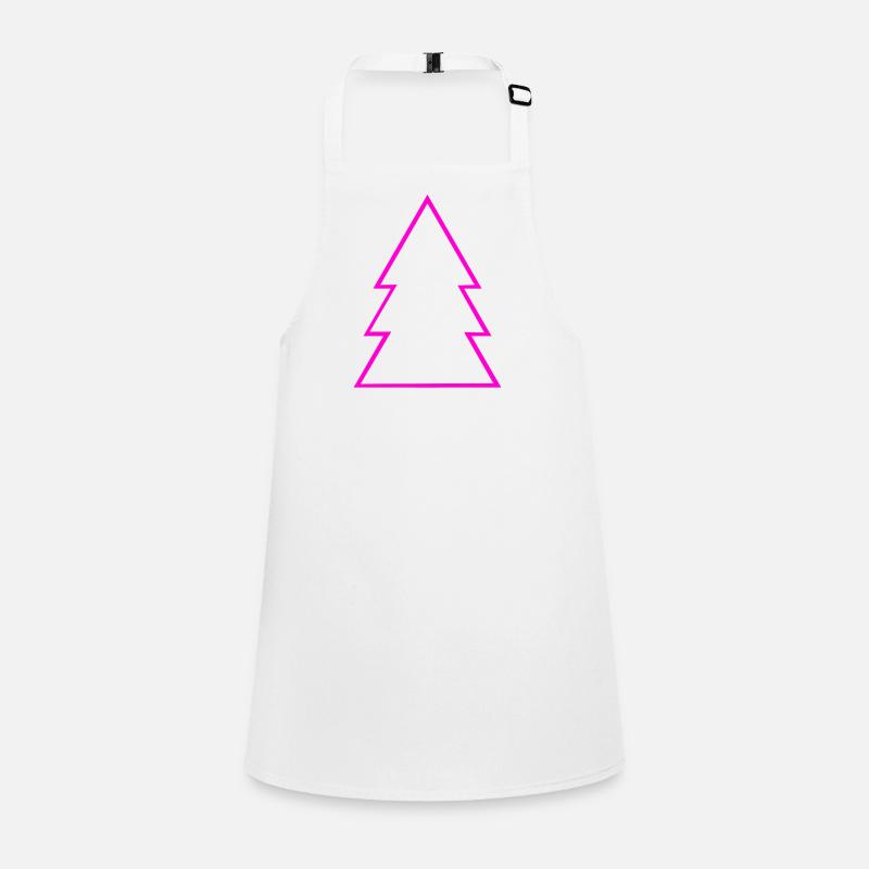 Arbre de Noël rose Minimalisme Arbre de Noël Tablier Enfant