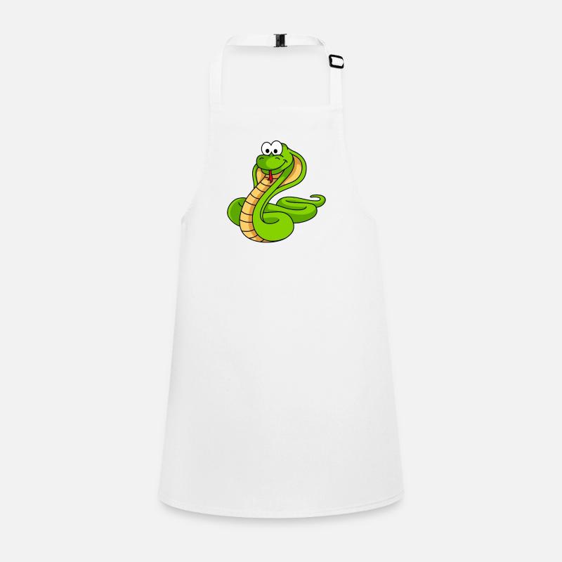 Serpent Cobra Comic Animal Tablier Enfant