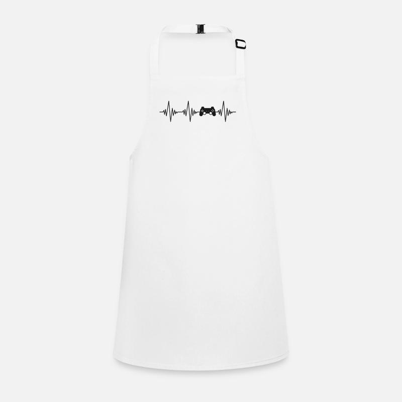 gaming controller heartbeat Children's Apron