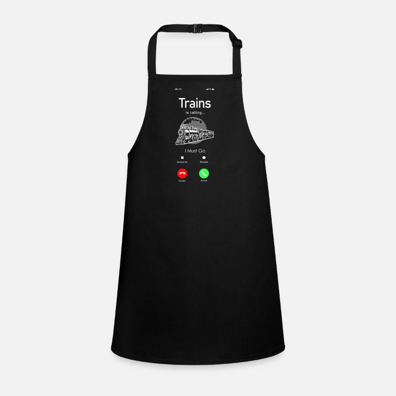 Steam Train Driver Trainspotting Children's Apron