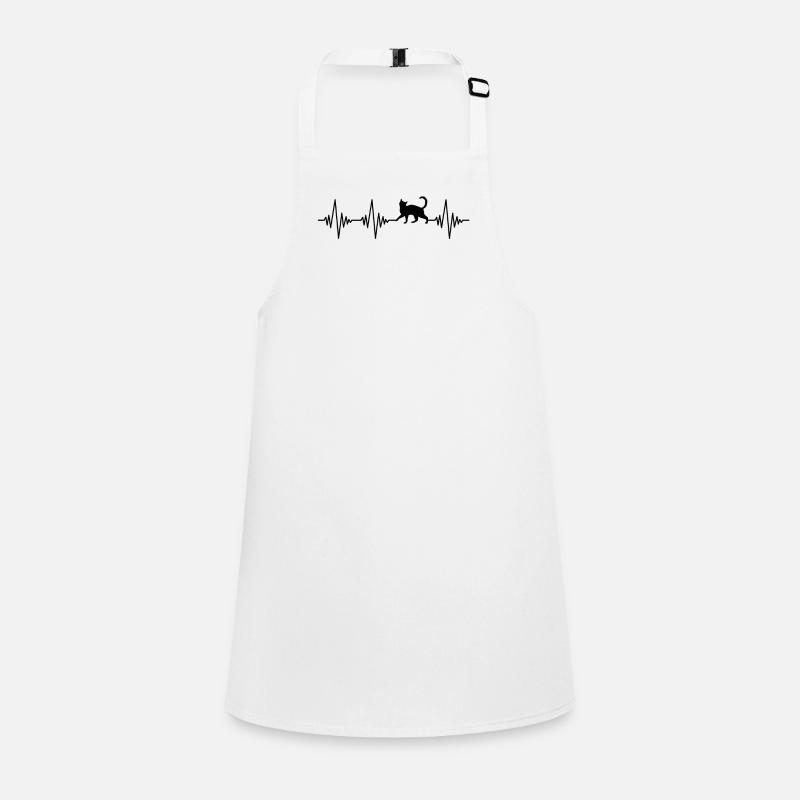 Cat Heartbeat Children's Apron