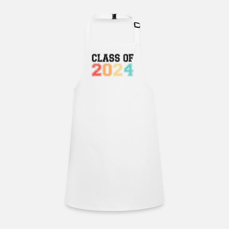 Classe De 2024 Rétro Vintage Tablier Enfant