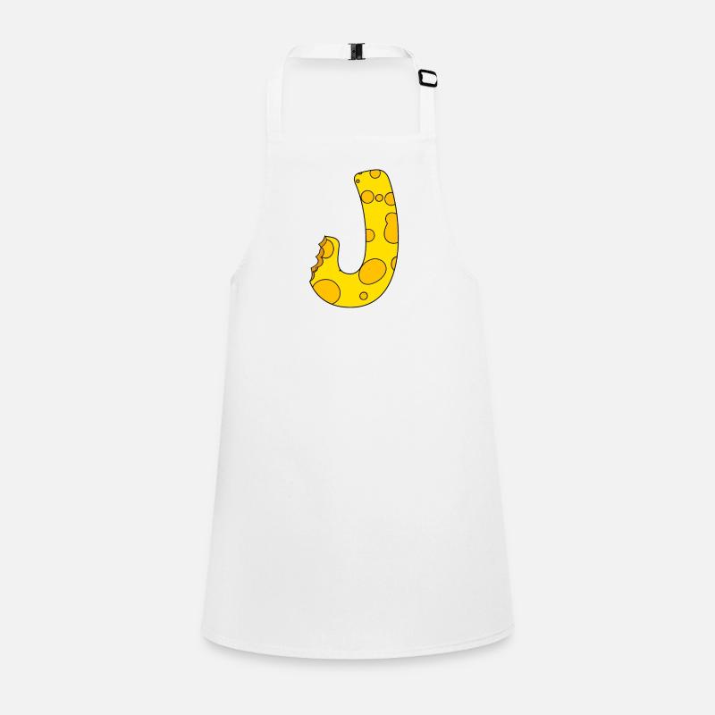 Buchstabe J Schürze für Kinder